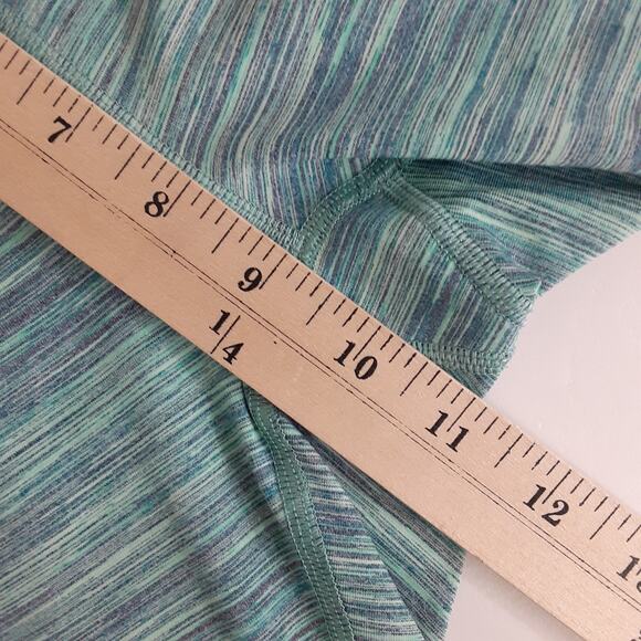 Lululemon Wunder Under Leggings Space Dye Camo Alberta Mid Rise Teal Womens 4 - Picture 7 of 8